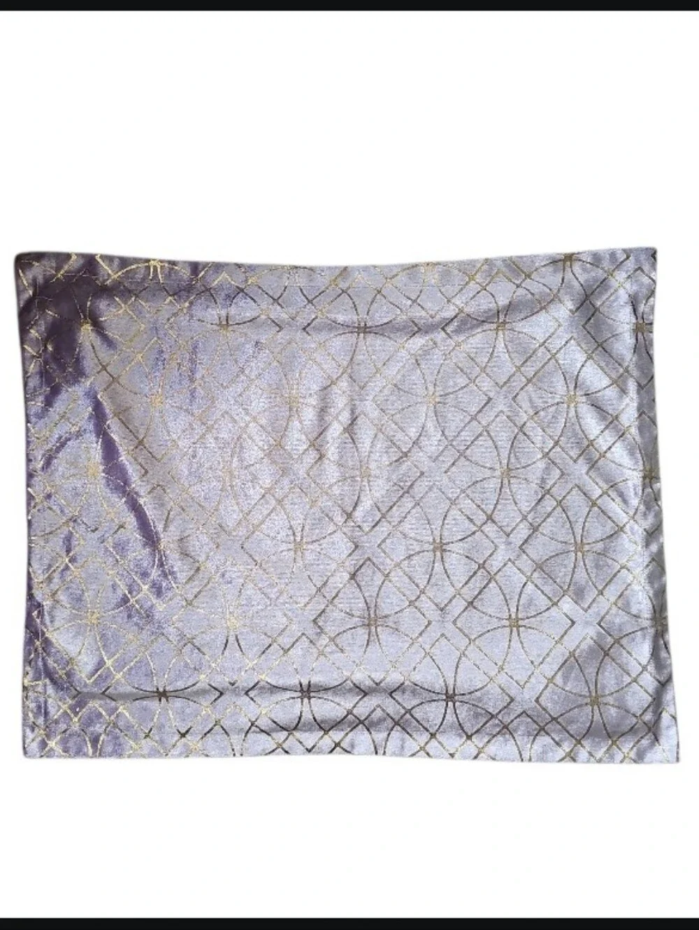 Madison Park Lavender Gold Velvet Pillow Covers Set of 2 20x26 Glam Decor